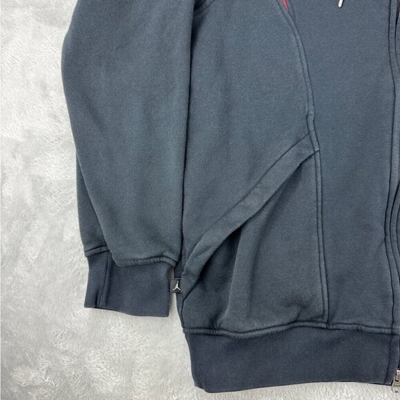 Jordan Air Full Zip Black Hoodie Men’s Size L - Picture 9 of 13